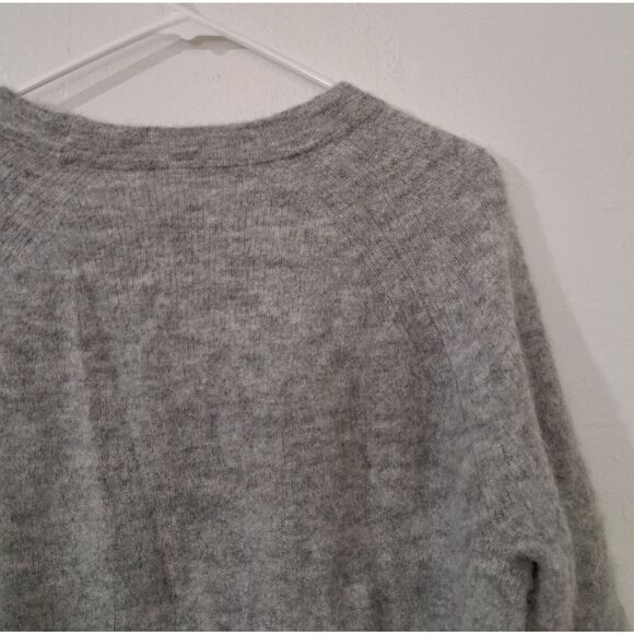Madewell Womens Small Dolman Sleeve SOFT Alpaca Wool Gray Sweater - Picture 4 of 8